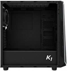Корпус Zalman K1 Rev.A черный без БП ATX 8x120mm 5x140mm 2xUSB2.0 2xUSB3.0 audio bott PSU