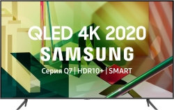 Телевизор QLED Samsung QE85Q70TAUXRU Q темно-серый
