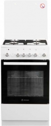 Плита Газовая De Luxe 5040.40гэ (кр) ЧР белый