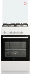 Плита Газовая De Luxe 5040.42г (кр) ЧР белый
