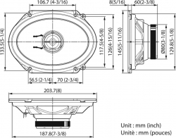 Колонки автомобильные Kenwood KFC-PS6896C