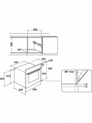Духовой шкаф Электрический Indesit IFW 65Y0 IX серебристый