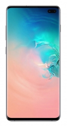 Смартфон Samsung SM-G975F Galaxy S10+ 128Gb 8Gb белый/перламутр моноблок 3G 4G 2Sim 6.4 1440x2960 Android 9 16Mpix WiFi NFC GPS GSM900/1800 GSM1900 Pt