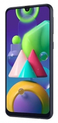 Смартфон Samsung SM-M215F Galaxy M21 64Gb 4Gb черный моноблок 3G 4G 2Sim 6.4 1080x2340 Android 10 48Mpix 802.11 a/b/g/n/ac NFC GPS GSM900/1800 GSM1900