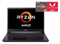 Ноутбук Acer Aspire 7 A715-41G-R61V Ryzen 5 3550H/8Gb/SSD512Gb/nVidia GeForce GTX 1650 Ti 4Gb/15.6/FHD 1920x1080/Windows 10/black/WiFi/BT/Cam