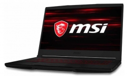 Ноутбук MSI GF63 Thin 9SCXR-442XRU/9S7-16R412-442/ Core i5 9300H/8Gb/SSD512Gb/nVidia GeForce GTX 1650 MAX Q 4Gb/15.6/IPS/FHD 1920x1080/Free DOS/black/