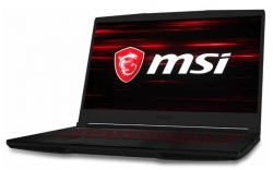 Ноутбук MSI GF63 Thin 9SCXR-458RU Core i5 9300H/8Gb/SSD512Gb/nVidia GeForce GTX 1650 MAX Q 4Gb/15.6/IPS/FHD 1920x1080/Windows 10/black/WiFi/BT/Cam