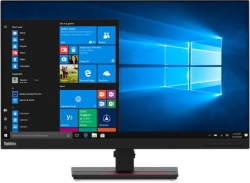 Монитор Lenovo 27 T27q-20 черный IPS 4ms 16:9 HDMI полуматовая HAS Pivot 1000:1 350cd 178гр/178гр 2560x1440 DisplayPort Ultra HD USB 7.44кг