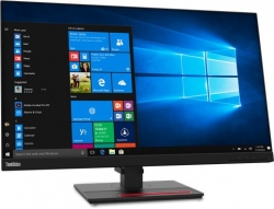Монитор Lenovo 27 T27q-20 черный IPS 4ms 16:9 HDMI полуматовая HAS Pivot 1000:1 350cd 178гр/178гр 2560x1440 DisplayPort Ultra HD USB 7.44кг