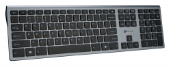 Клавиатура Oklick 890S серый беспроводная
