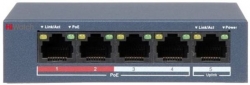 Коммутатор Hikvision HiWatch DS-S504P(B)