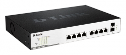 Коммутатор D-Link DGS-1100-10MP 8G 8PoE управляемый