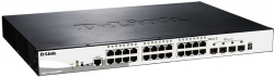 Коммутатор D-Link DGS-1510-28XMP/A1A 24G 24PoE+ 370W настраиваемый