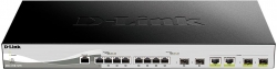 Коммутатор D-Link DXS-1210-12TC 8x10G 2SFP+ настраиваемый