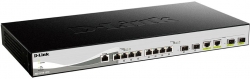 Коммутатор D-Link DXS-1210-12TC 8x10G 2SFP+ настраиваемый