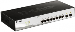Коммутатор D-Link DGS-1210-10/FL1A 8G 2SFP настраиваемый