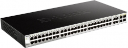 Коммутатор D-Link DGS-1210-52/FL DGS-1210-52/FL1A 48G 4GBIC настраиваемый