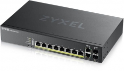Коммутатор Zyxel GS2220-10HP-EU0101F 8G 8PoE+ 180W управляемый