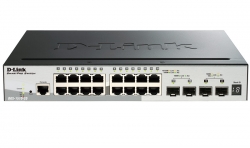 Коммутатор D-Link DGS-1510-20/A1A 16G 2SFP 2SFP+ 373033PPoE управляемый