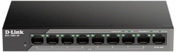 Коммутатор D-Link DSS-100E-9P/A1A 8x100Mb 1G 8PoE 92W неуправляемый