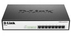 Коммутатор D-Link DES-1008P+/A1A 8x100Mb 8PoE 140W неуправляемый