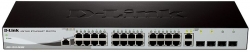 Коммутатор D-Link DES-1210-28/ME/B3B 24x100Mb 2SFP управляемый
