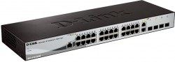 Коммутатор D-Link DES-1210-28/ME/B3B 24x100Mb 2SFP управляемый