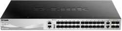 Коммутатор D-Link DGS-3130-30S DGS-3130-30S/A1A 2x10G 24SFP 4SFP+ управляемый