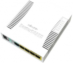 Коммутатор MikroTik RB260GSP 5G 1SFP 5PoE управляемый