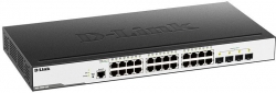 Коммутатор D-Link DGS-3000-28L/B1A 24G 4SFP управляемый