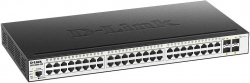 Коммутатор D-Link DGS-3000-52X DGS-3000-52X/B1A 48x100Mb 4SFP+ управляемый