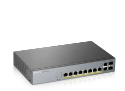Коммутатор Zyxel GS1350-12HP-EU0101F 10G 2SFP 8PoE+ 130W управляемый