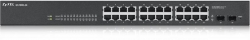 Коммутатор Zyxel GS1900-24 GS1900-24-EU0101F 24G 2SFP управляемый