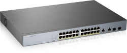 Коммутатор Zyxel GS1350-26HP-EU0101F 24G 24PoE+ 375W управляемый