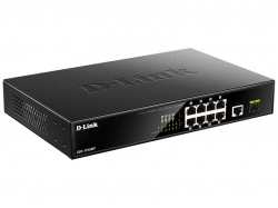 Коммутатор D-Link DGS-1010MP/A1A 9G 1SFP 8PoE 125W неуправляемый