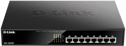 Коммутатор D-Link DGS-1008MP/B1A 8G 8PoE 125W неуправляемый