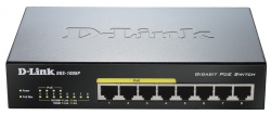 Коммутатор D-Link DGS-1008P/D1A 8G 4PoE неуправляемый