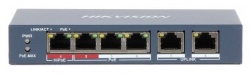Коммутатор Hikvision DS-3E0106HP-E