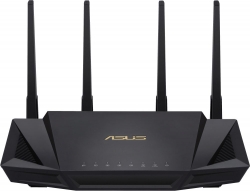 Роутер беспроводной Asus RT-AX58U AX3000 10/100/1000BASE-TX черный