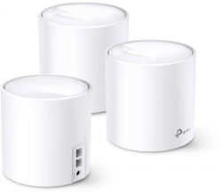 Бесшовный Mesh роутер TP-Link DECO X20(3-PACK) AX1800 10/100/1000BASE-TX белый