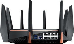 Роутер беспроводной Asus GT-AC5300 AC5300 10/100/1000BASE-TX/4G ready черный