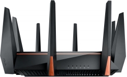 Роутер беспроводной Asus GT-AC5300 AC5300 10/100/1000BASE-TX/4G ready черный