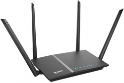 Роутер беспроводной D-Link DIR-825 (DIR-825/RU/R) AC1200 10/100/1000BASE-TX/4G черный