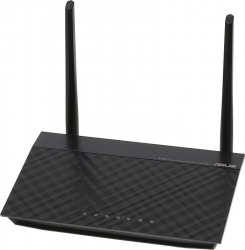 Роутер беспроводной Asus RT-N12 N300 10/100BASE-TX черный