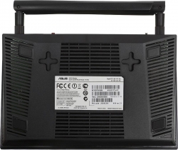 Роутер беспроводной Asus RT-N12 N300 10/100BASE-TX черный