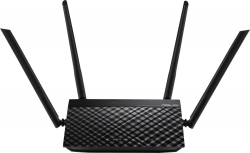 Роутер беспроводной Asus RT-AC1200RU AC1200 10/100BASE-TX черный