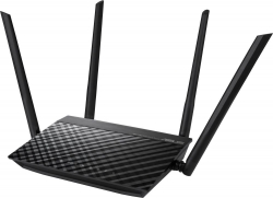Роутер беспроводной Asus RT-AC51 AC750 10/100BASE-TX черный