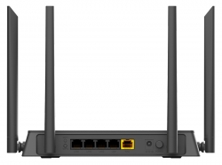 Роутер беспроводной D-Link DIR-822 (DIR-822/RU/R1) AC1200 10/100BASE-TX черный