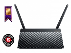 Роутер беспроводной Asus RT-AC52U AC750 10/100/1000BASE-TX/4G ready черный