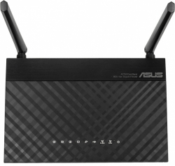 Роутер беспроводной Asus RT-AC52U AC750 10/100/1000BASE-TX/4G ready черный